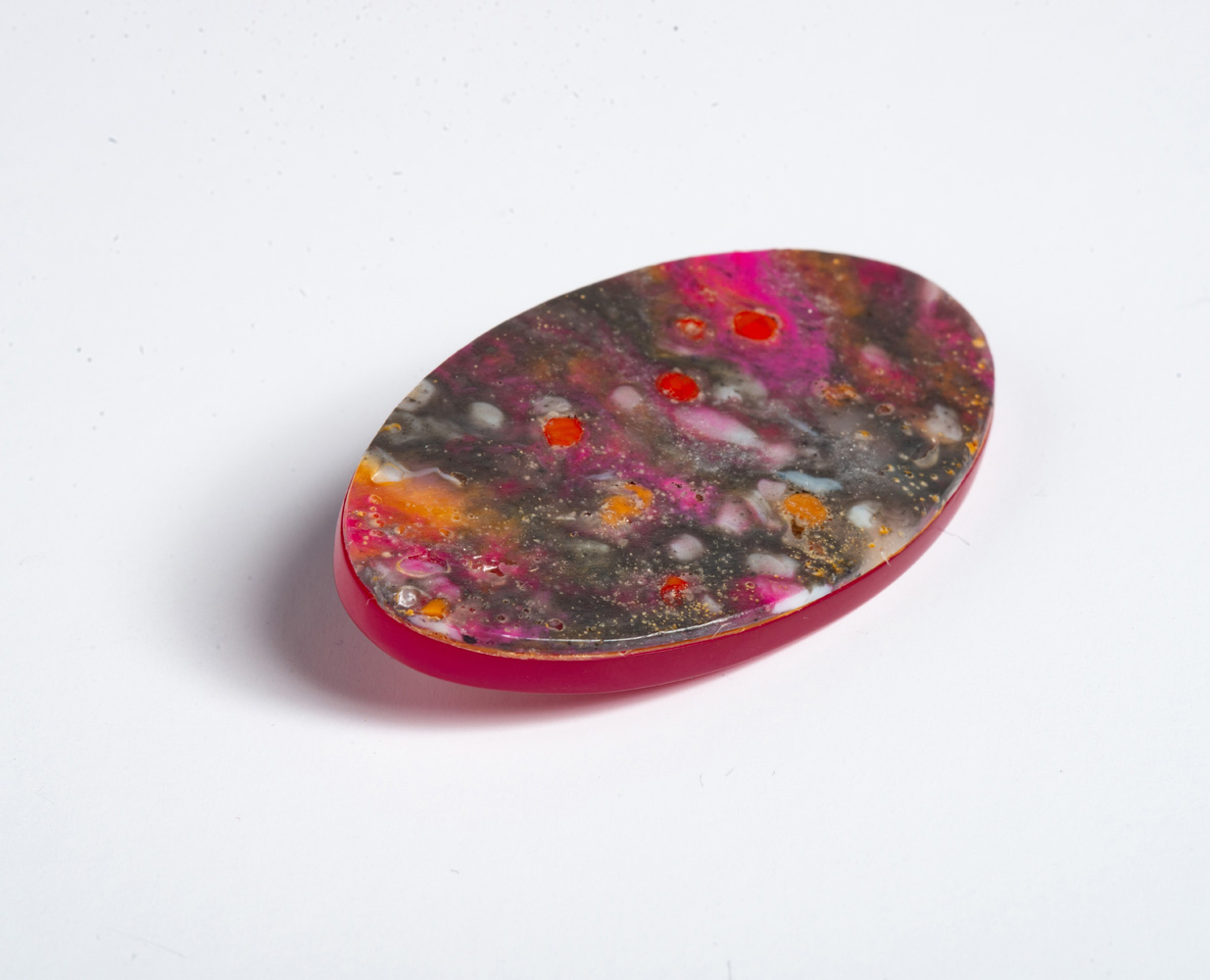 Stardust Oval Brooch