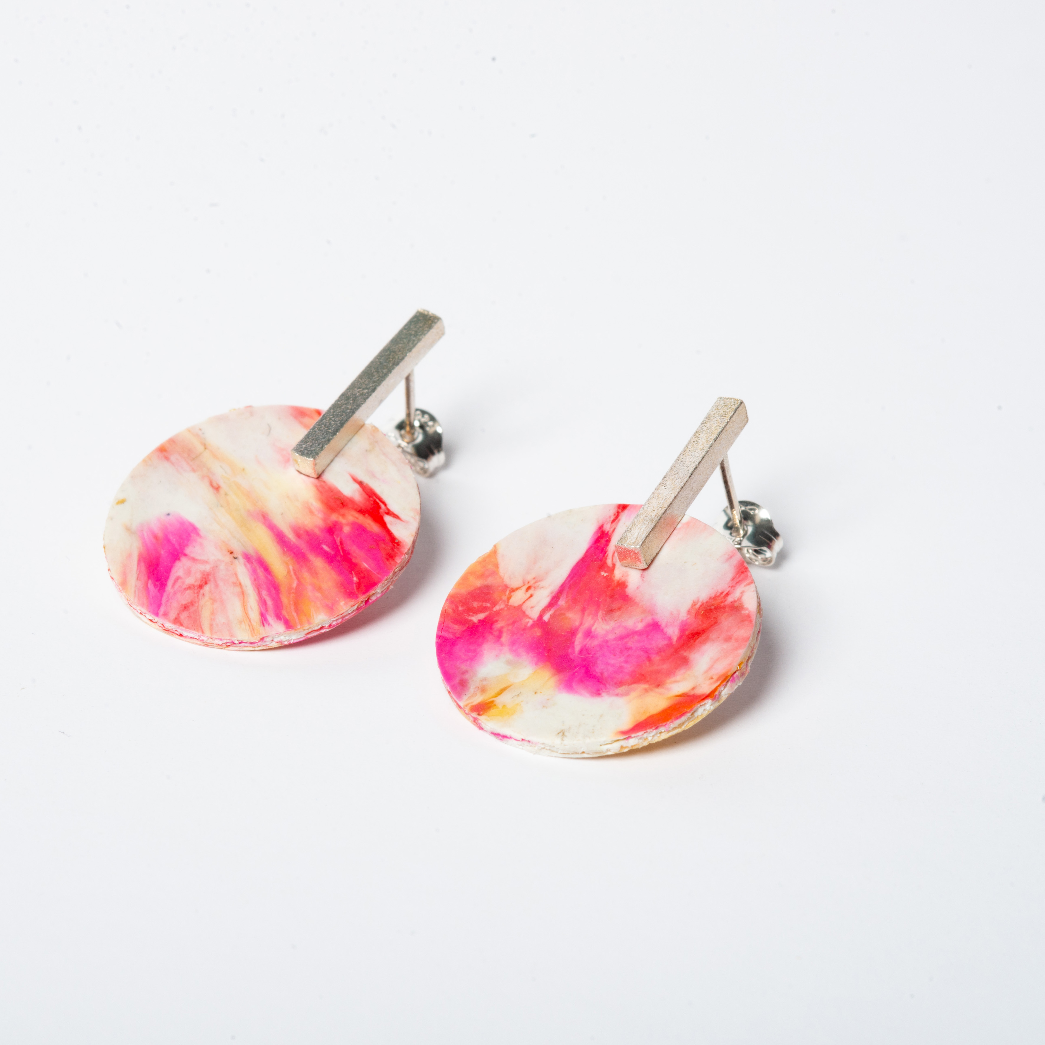 Stardust Round Earrings