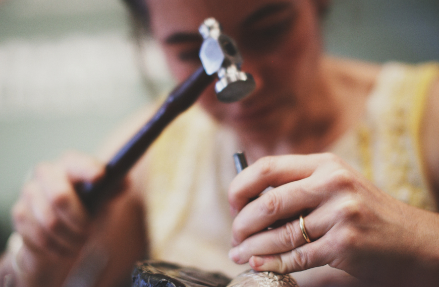 Elements Festival: Embossed Copper Initial Workshop