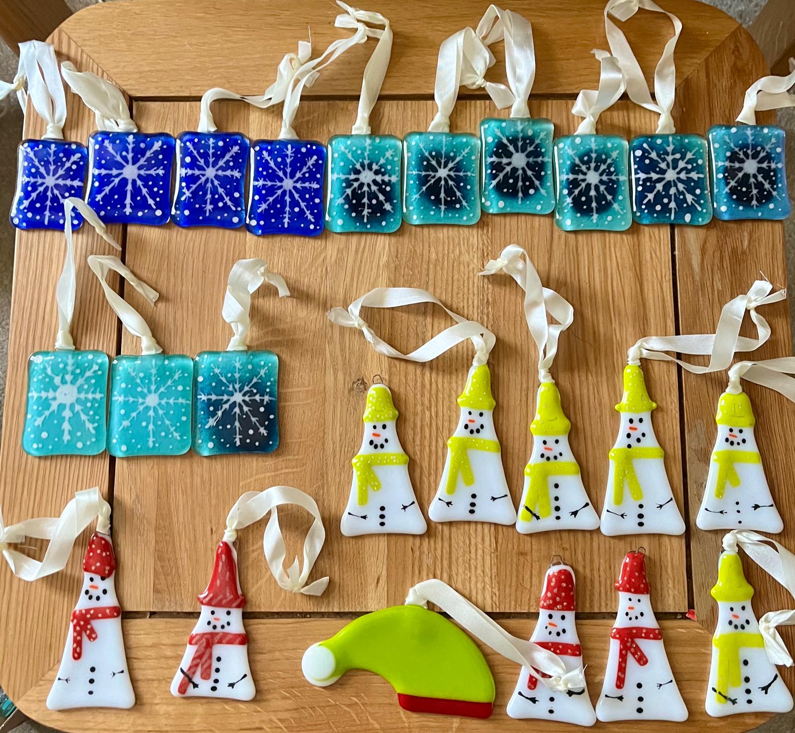 Glass Fusing – Festive Decorations or Introduction – with Una Galbraith