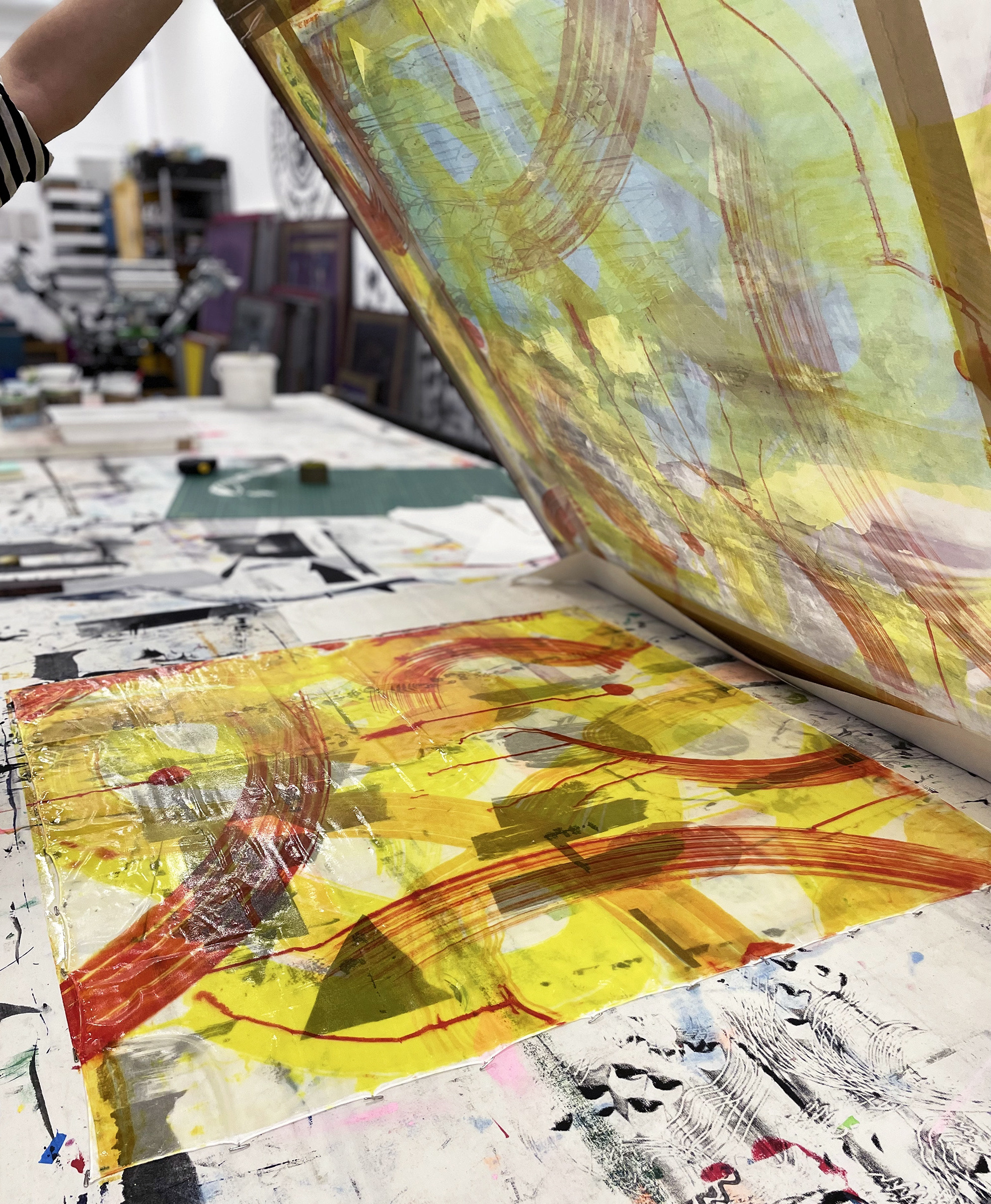 Screen Printing with Dyes
