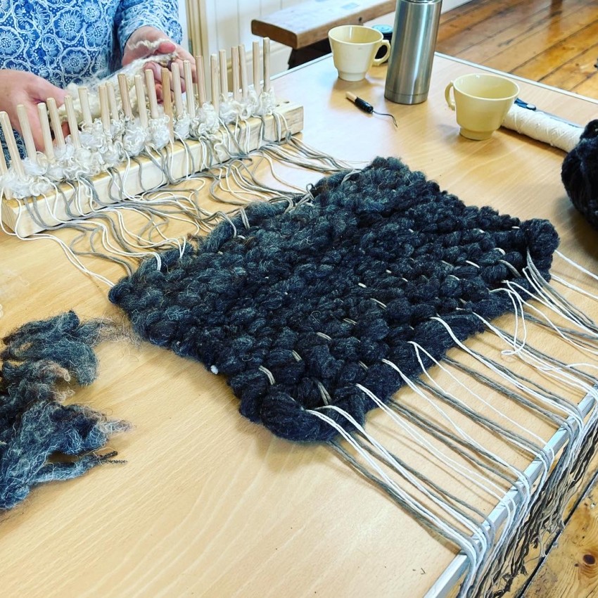 Weave a Sheep's Fleece Rug with Marguerite Fleming of Westfield Croft 