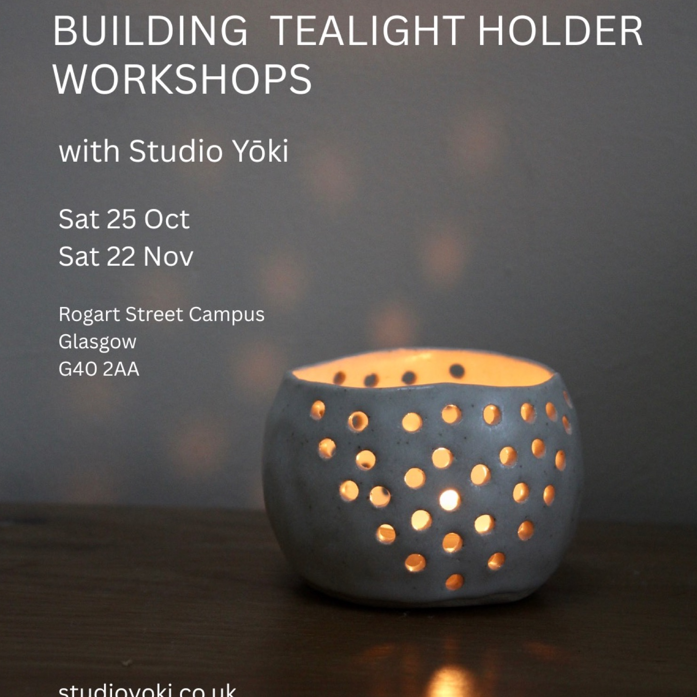Beginners Hand Building Tea-light Holder Workshop