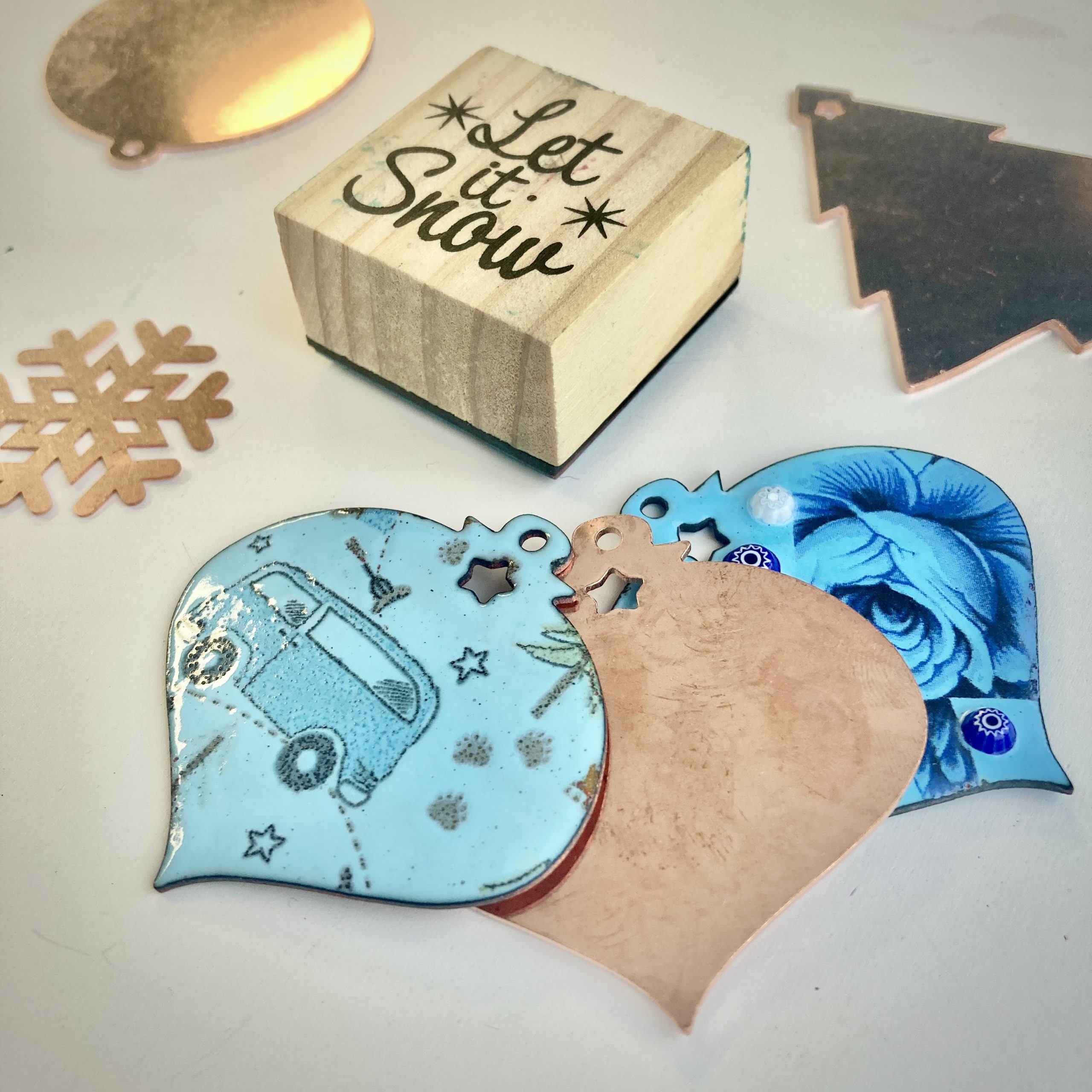 Christmas Enamel Baubles Workshop 