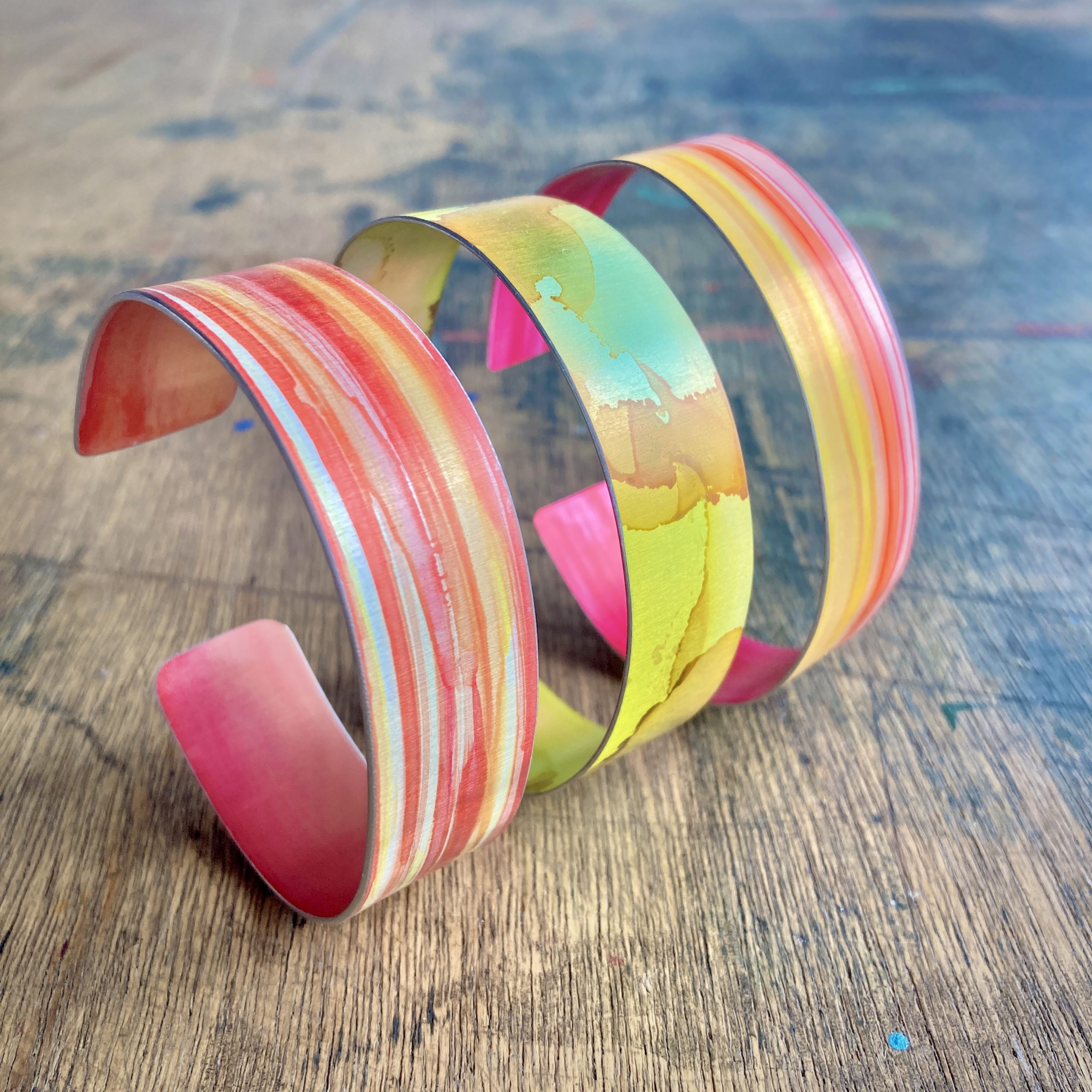 Colourful Aluminium Cuffs Workshop 