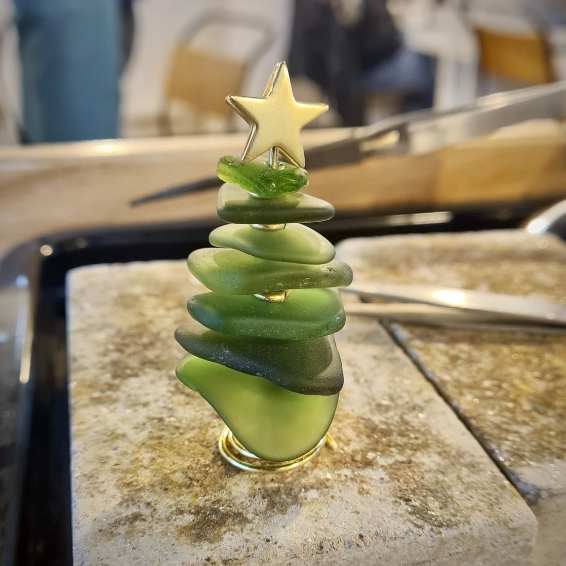 Sea Glass Christmas Trees Workshop 