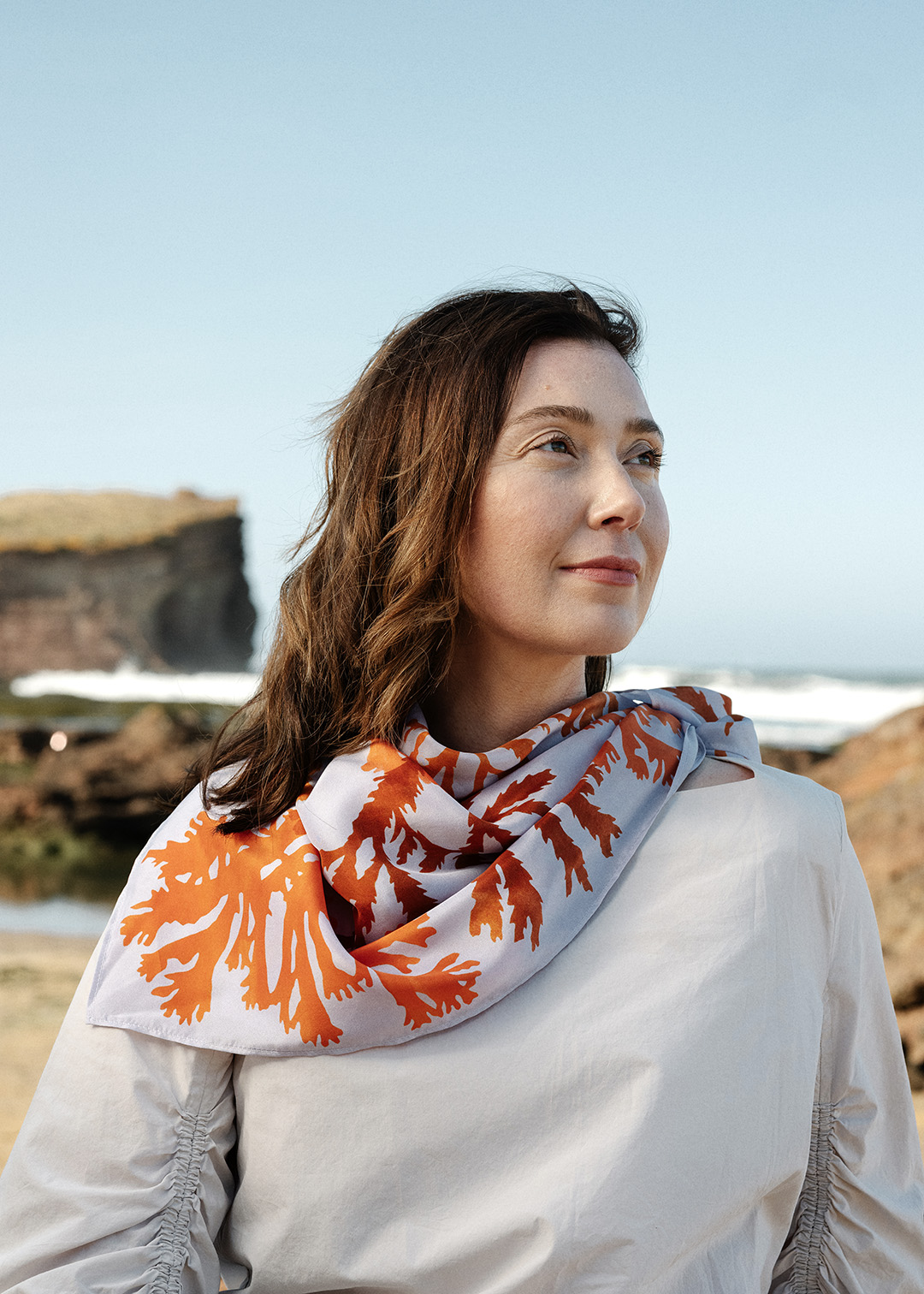 Drift Large Silk Scarf