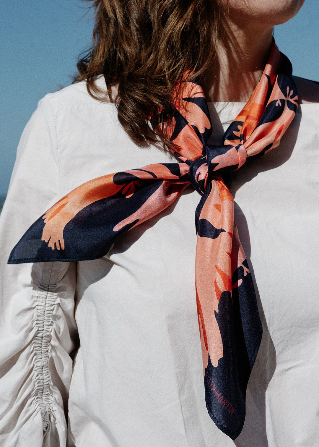 Dulse Large Silk Scarf