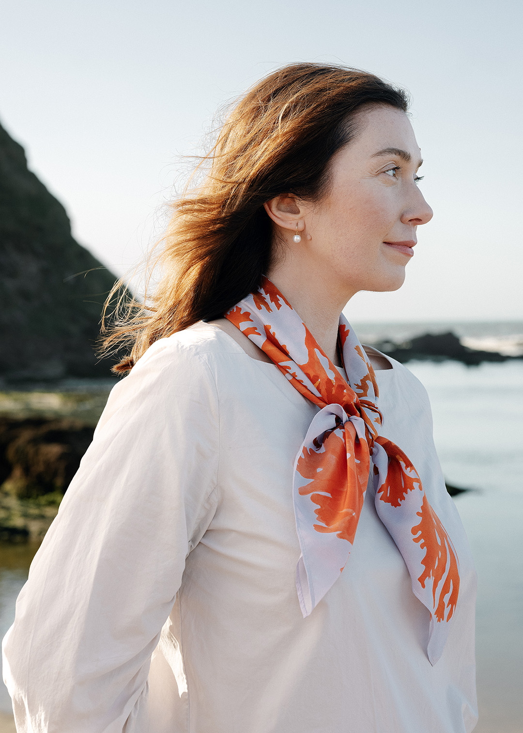 Drift Large Silk Scarf