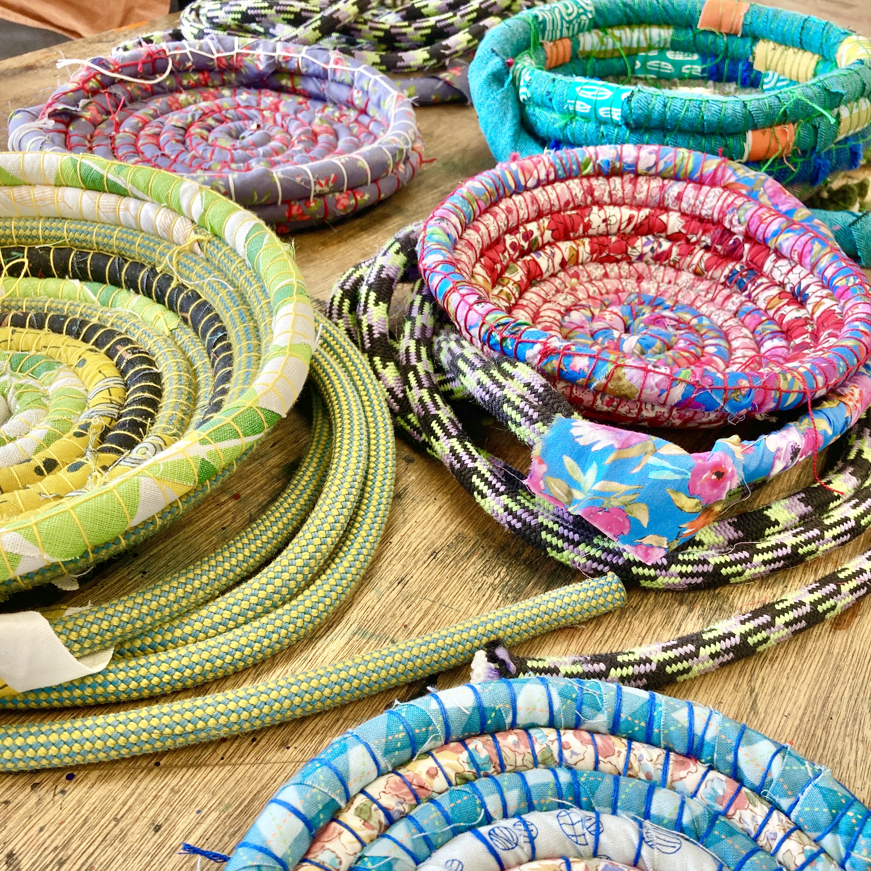 Upcycled Fabric Baskets Workshop