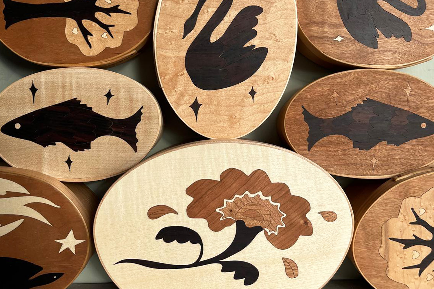 Collection of Shaker boxes