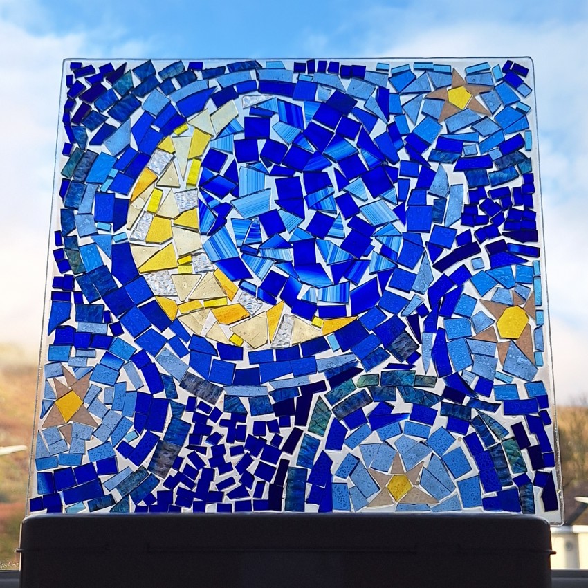 Glass-on-Glass Mosaic Suncatchers with Emma Lindsay