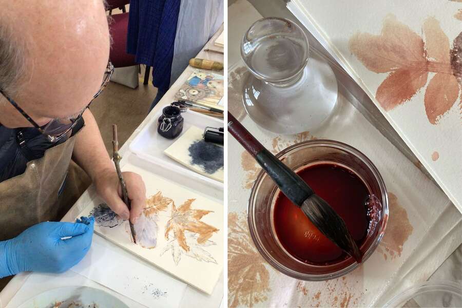 Make your own Concertina Book and Natural Dyes