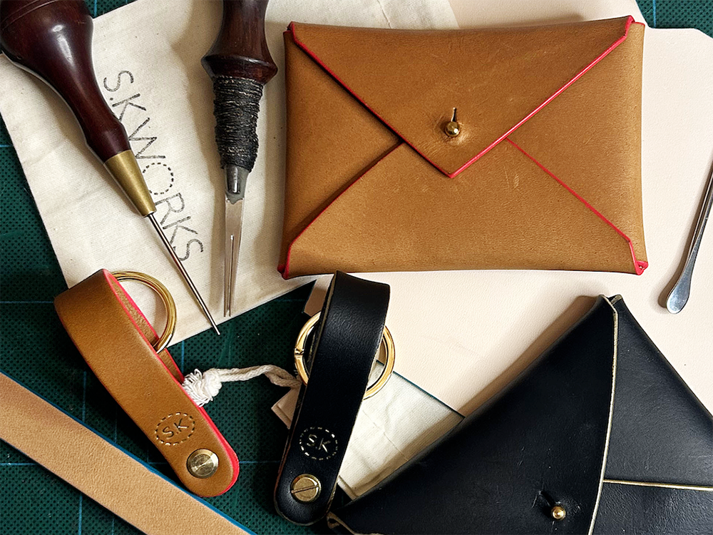 Craft Sunday: Personalised Leather Accessories with S.K Works