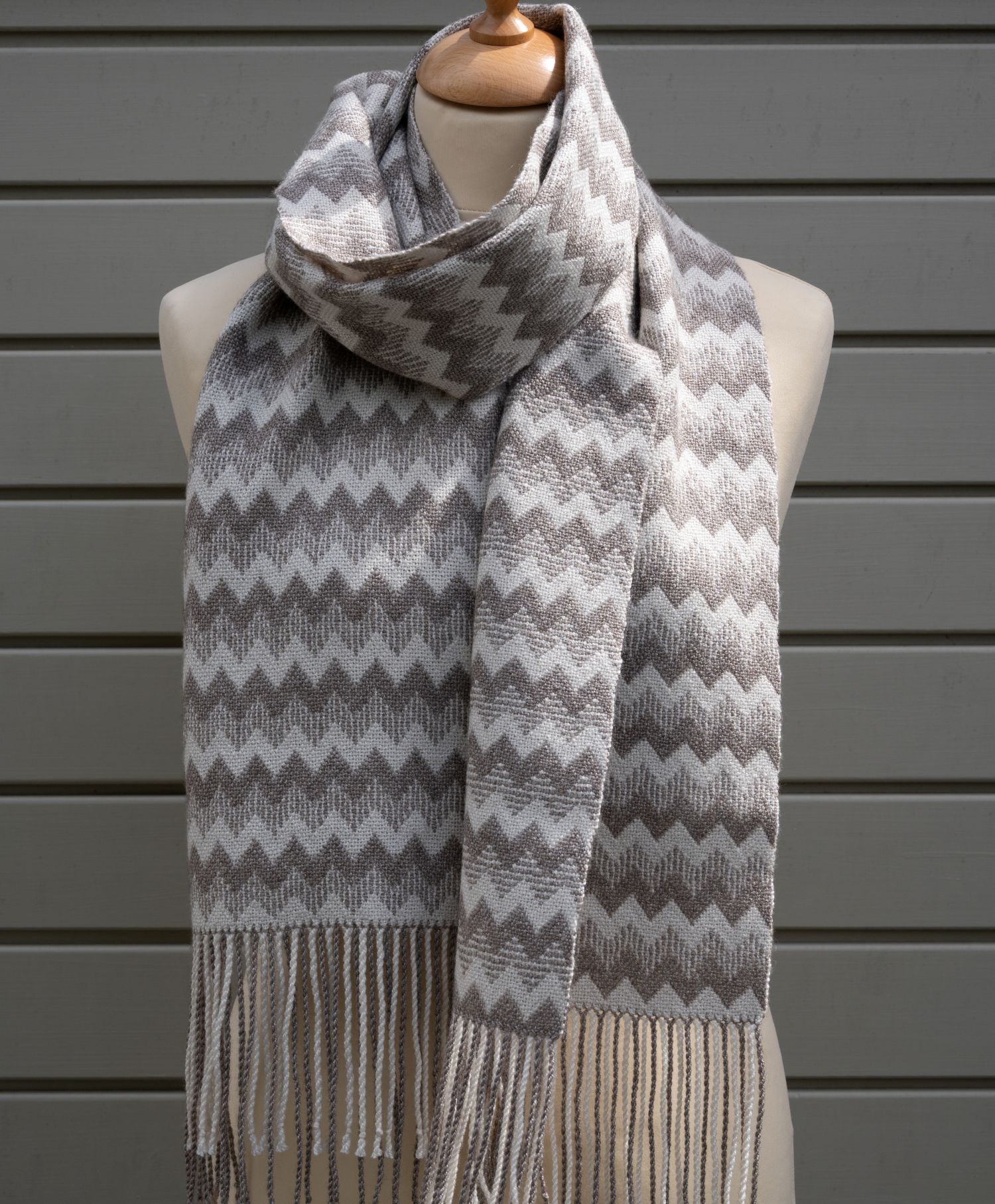 Ships and Sea Cliffs scarf