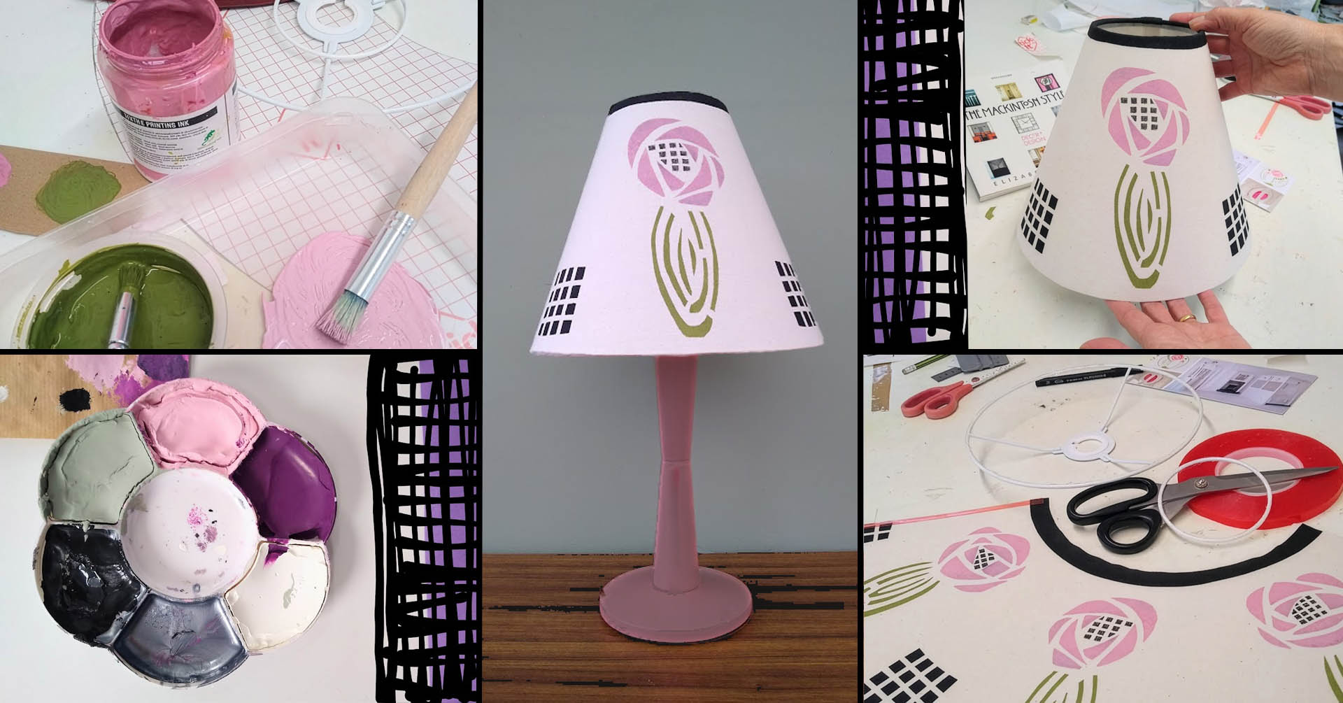 Make a Mackintosh Style Lampshade