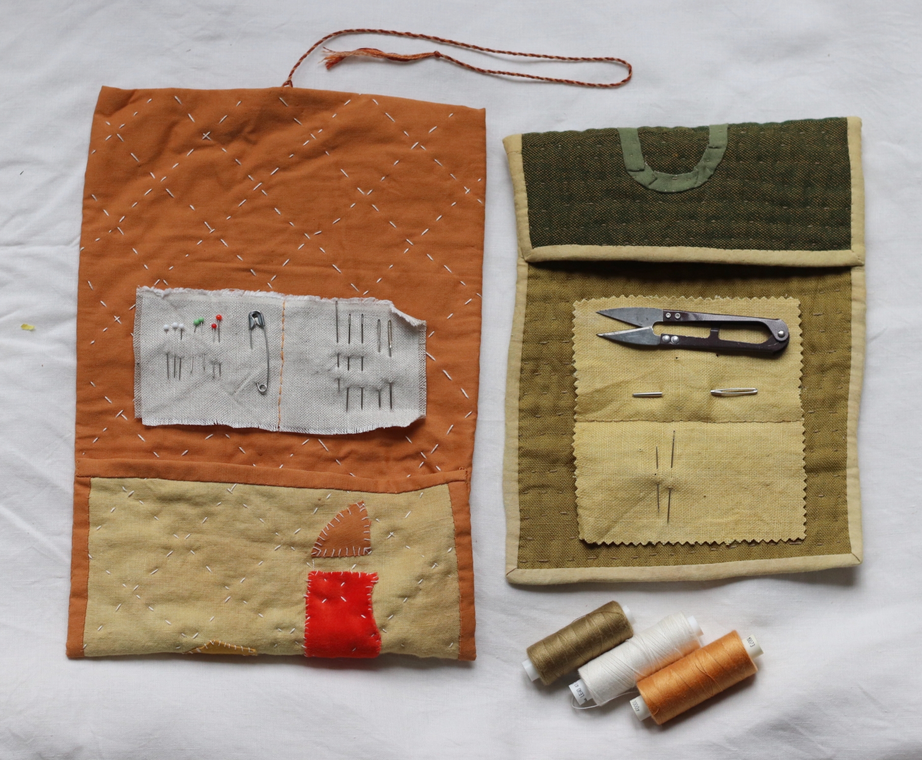 Hand Quilted Project Pouches