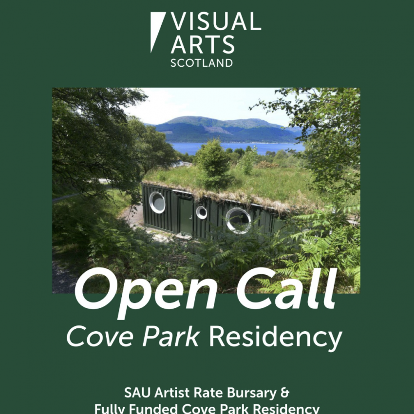 Open Call: VAS and Cove Park Residency