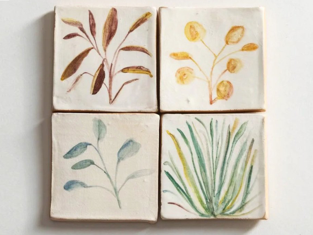 Craft Sunday: Hand Painted Tiles with Eleanor Meredith