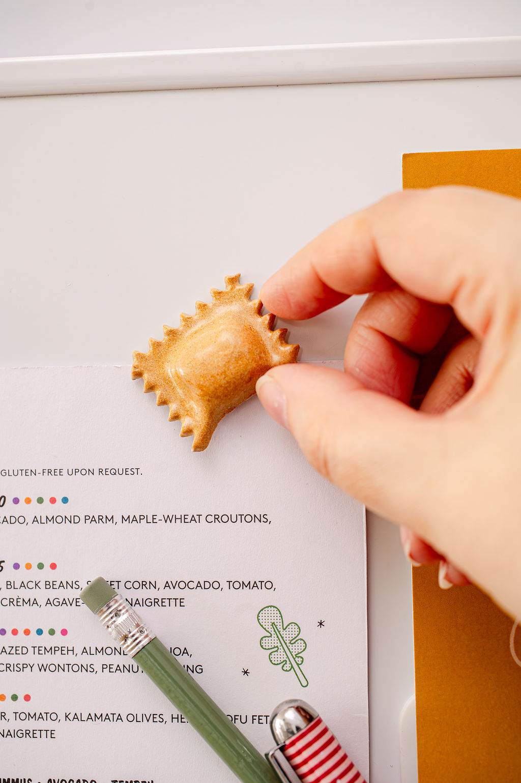 Raviolini Ceramic Pasta Fridge Magnet