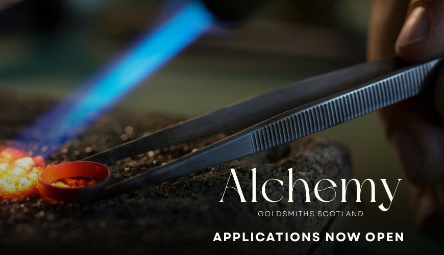 Applications Open for Alchemy: Goldsmiths Scotland