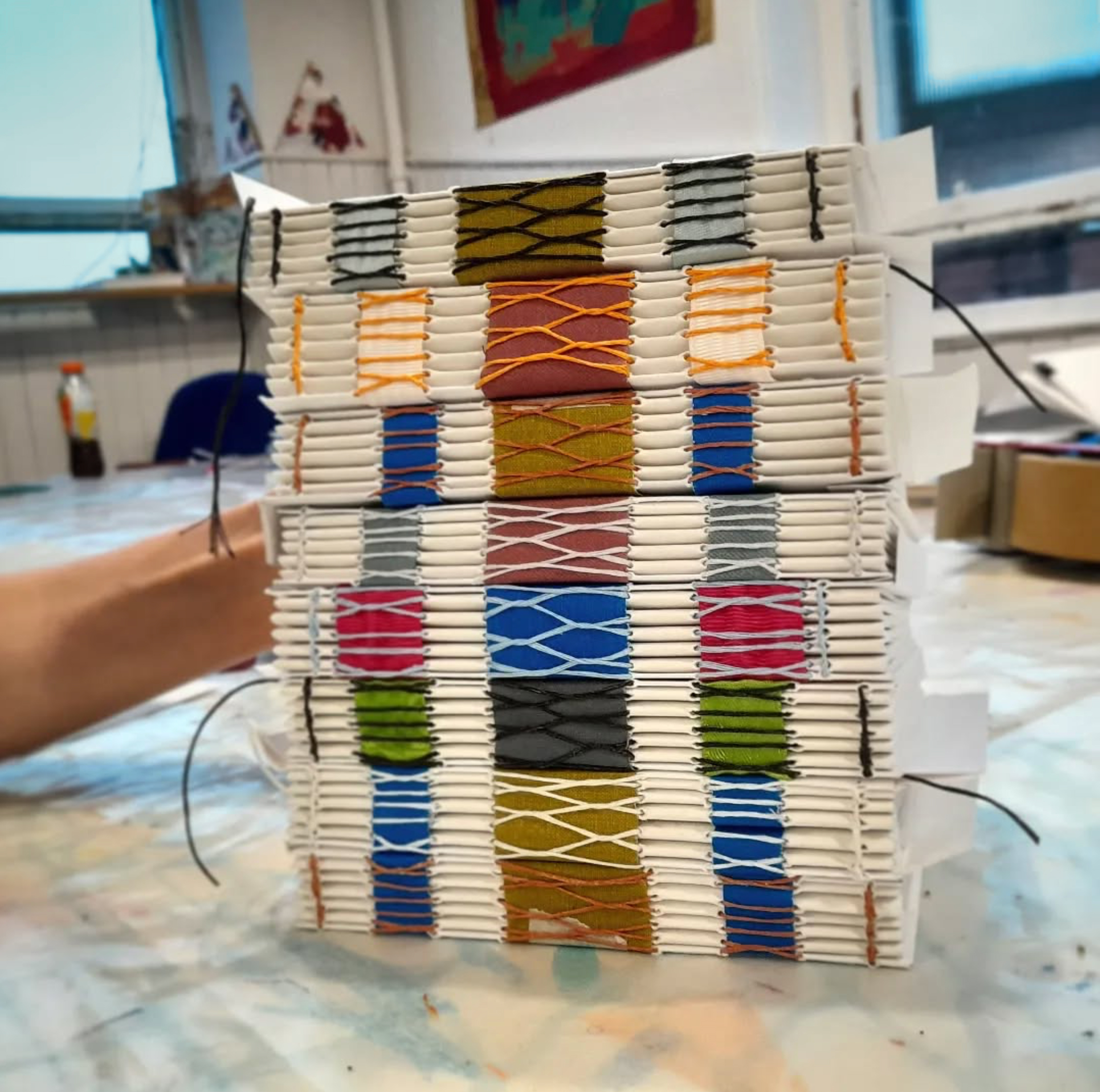 French Link Stitch Bookbinding
