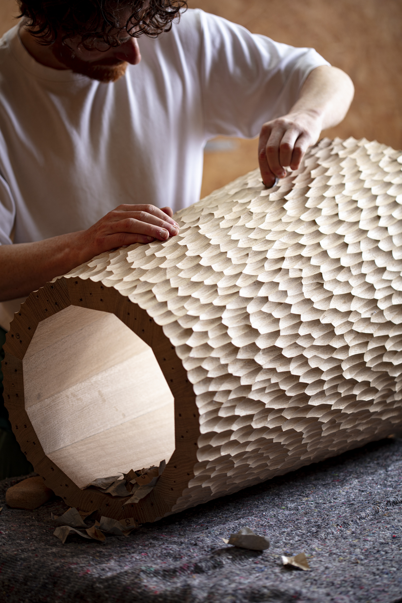Carved table