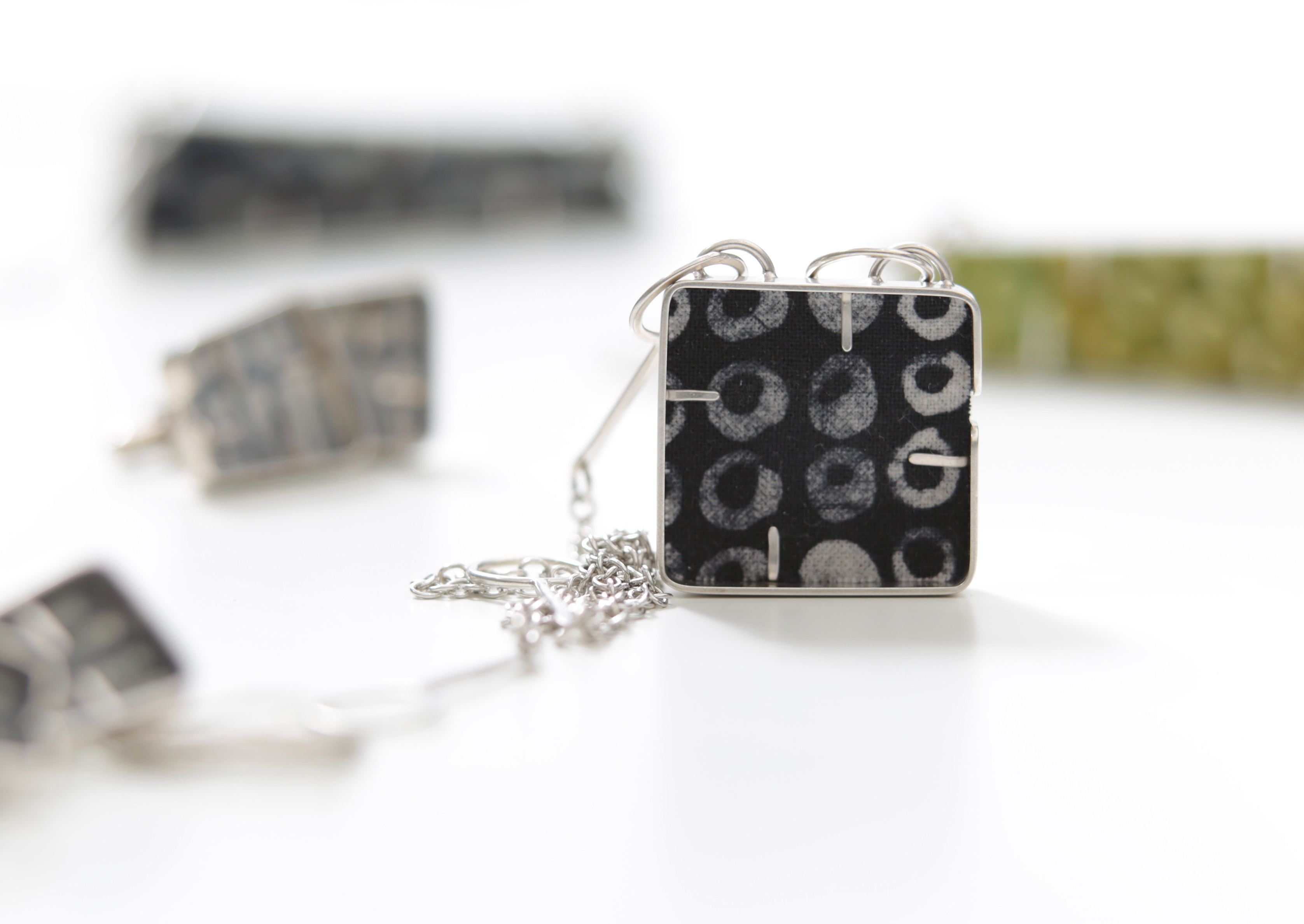 Large Cobble Stone Pendant